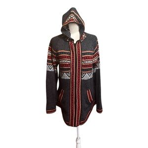 Artesania Edni Alpaca full zip cardigan